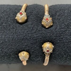 Vintage gold tone bracelets